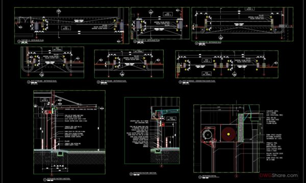 4 years ago
                

                
             2,1167.Typical Factory Entrance Detail CAD
