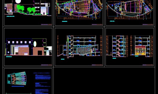 4 years ago
                

                
             5,041Auditorium Design Project Plan Elevations and Sections Details AutoCAD File Free Download