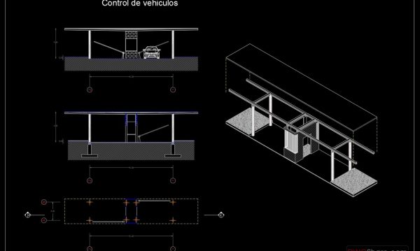 4 years ago 830Cars Control Square Plan Details AutoCAD File Free Download