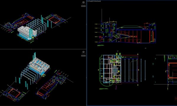 4 years ago
                

                
             2,011Cinema Layout Plan Elevations and 3D Model AutoCAD File DWG