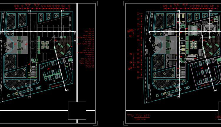 Cinema Plans Elevations and Sections Details AutoCAD File DWG