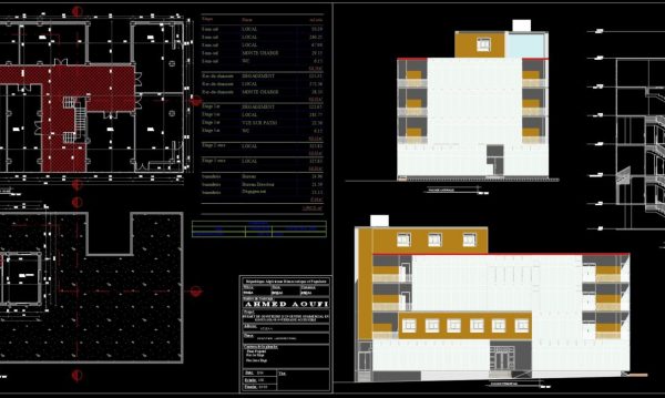 Commercial Center Structural Details Plans and Sections AutoCAD File DWG