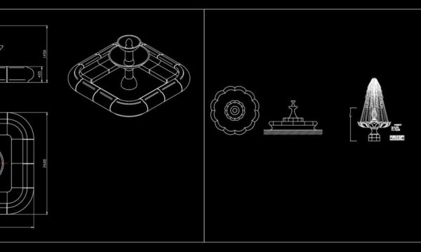 Fountain AutoCAD File Free Download