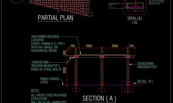 11.Typical Wooden Shade Details CAD