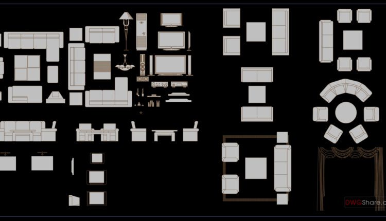 115.Furniture Cad Blocks free download