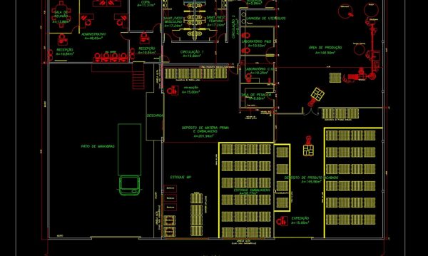 4 years ago
                

                
             3,05915.Cosmetic Products Factory Layout Plan CAD
