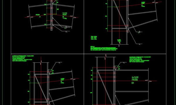 15.Steel Connection And Sheeting Details CAD