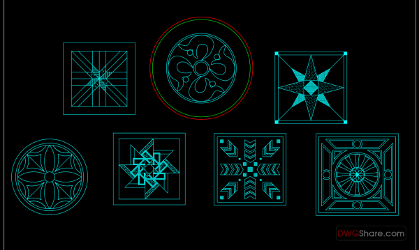 154. Paving Design CAD Blocks