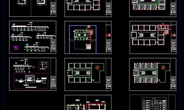 19.Primary School Lighting Plans and Distribution Bord Details CAD