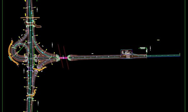 4 years ago
                

                
             2,77021.Cad File of Expressway Trumpet Interchange With Drainage System For Free Download