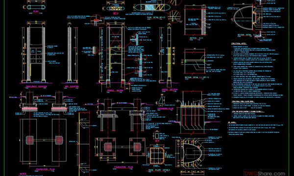 4 years ago
                

                
             1,85427.Cad File of Highway Sign Elevation and Foundation Details For Free Download