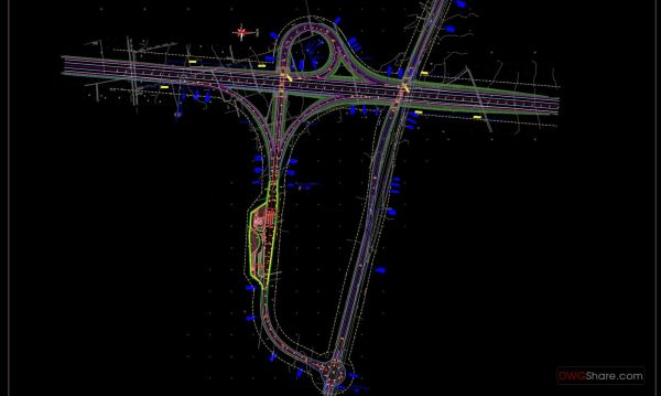 4 years ago
                

                
             3,71529.Cad File of Highway Trumpet Interchange Layout Plan For Free Download