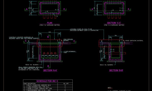 4 years ago
                

                
             1,75030.Communication Layout Standard Detail For JRC 4 Manhole Autocad Drawing Free Download