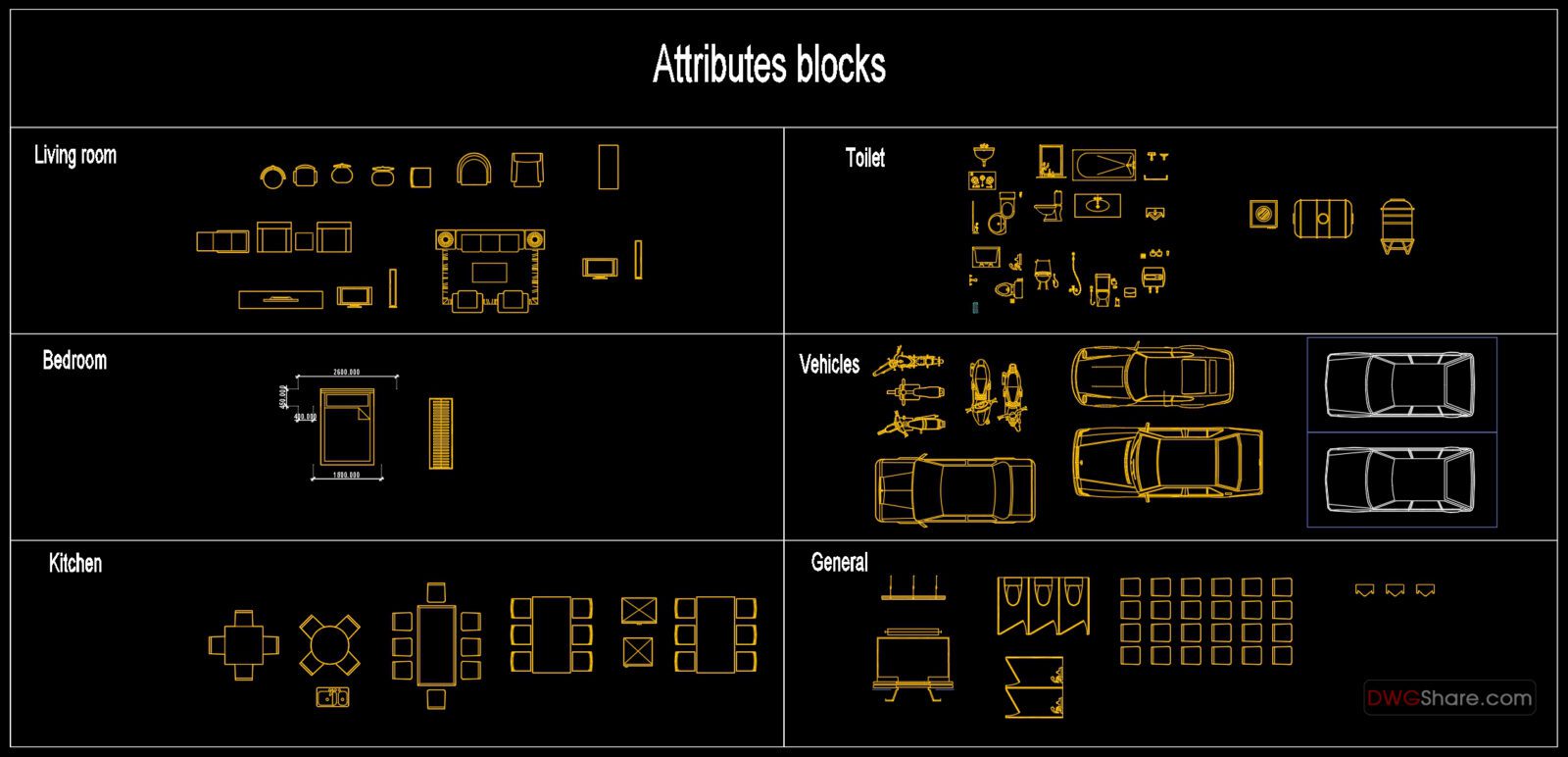 31.Attributes blocks in AutoCAD free download