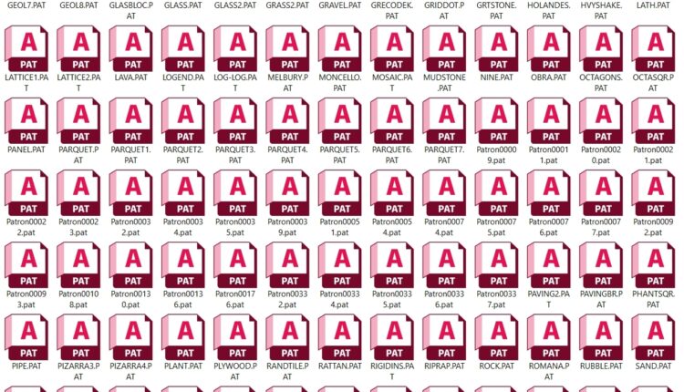 364 items free Autocad hatch patterns (2)