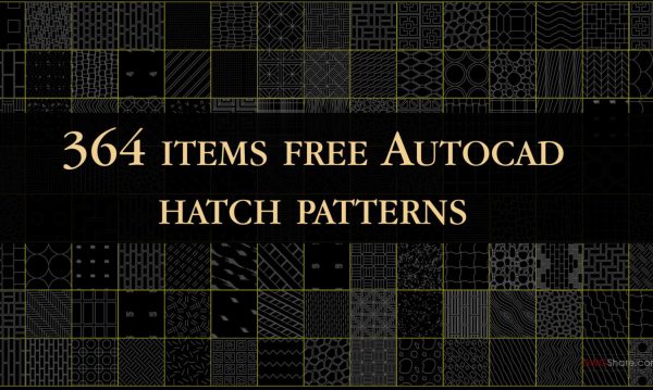 364 items free Autocad hatch patterns