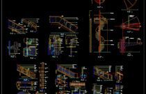 7.Classic railing AutoCAD file free download