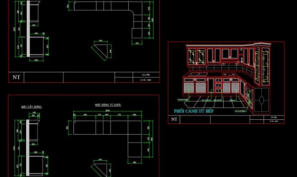 4 years ago
                

                
             67847.Traditional kitchen cupboard, kitchen cabinets autocad drawing