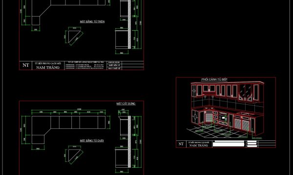 4 years ago
                

                
             76251.Traditional kitchen cupboard, kitchen cabinets autocad drawing