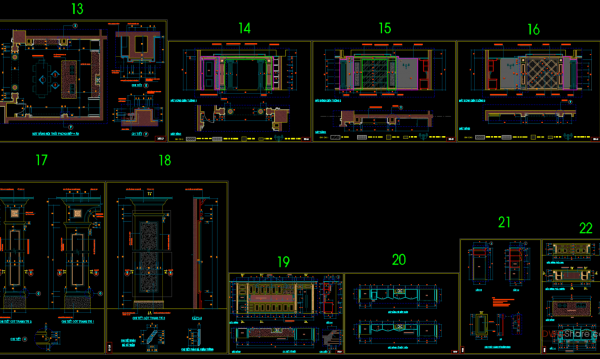 4 years ago
                

                
             8,27057.Wall cladding details, Ceiling Details Autocad Blocks