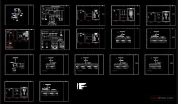 Proposed gas station Details AutoCAD File DWG