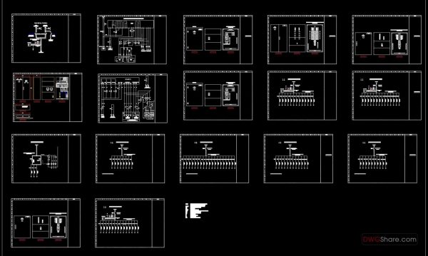 63.TV Station Shop Drawing Details Autocad