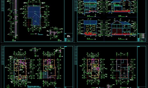 69.House Plan Design AutoCAD File Free download
