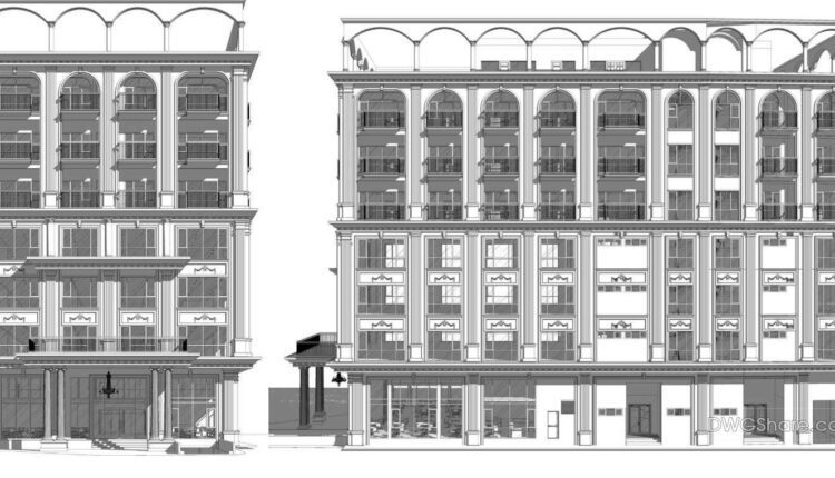 7 Floors Luxury Hotel Full File PDF