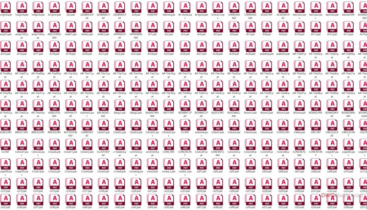 756 items free Autocad hatch patterns (1)