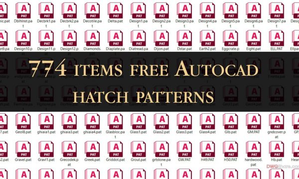774 items free Autocad hatch patterns