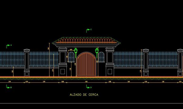 83.Access To Parcel Elevation AutoCAD File Free Download