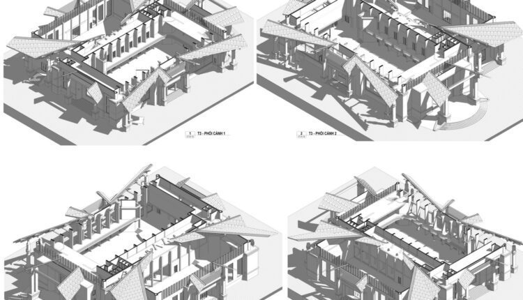 Auditorium Details With 800 Seats Full Project File
