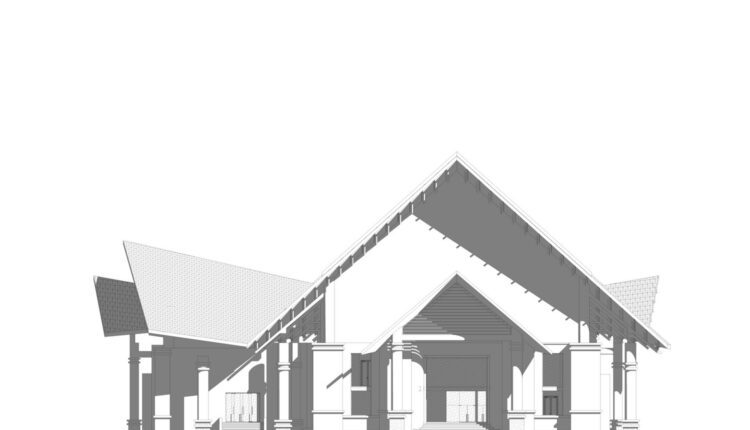 Auditorium Details With 800 Seats Full Project File