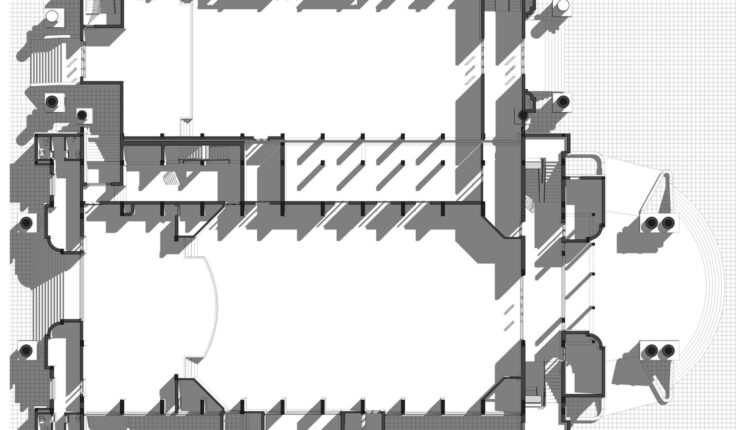 Auditorium Details With 800 Seats Full Project File