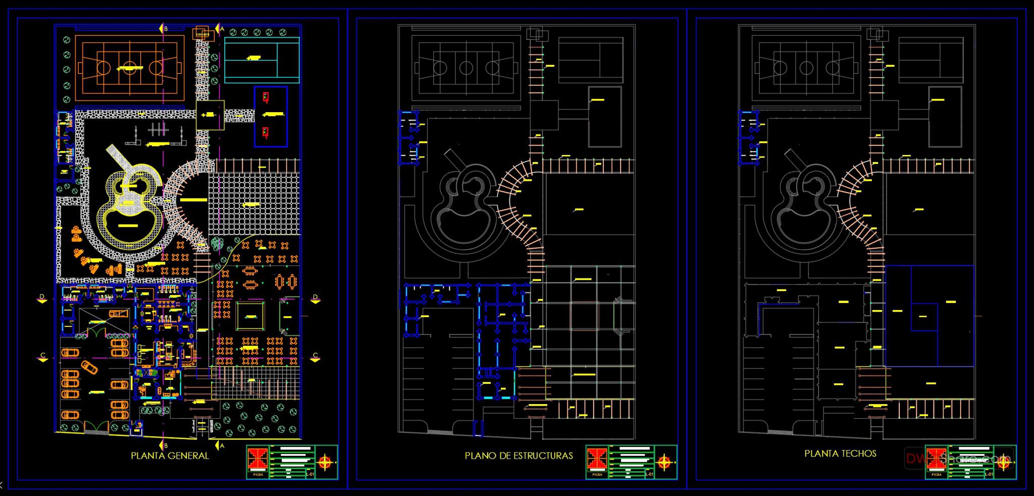 Bamboo Restaurant with All Details AutoCAD File DWG