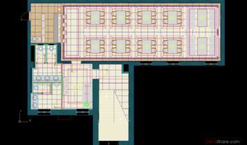 Compact School Project AutoCAD File DWG