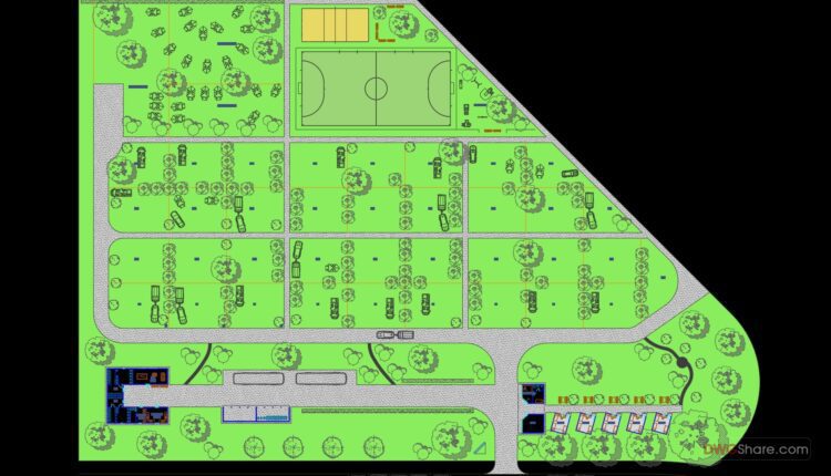 Camping free AutoCAD drawings