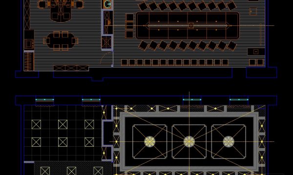 Conference Room free AutoCAD drawings