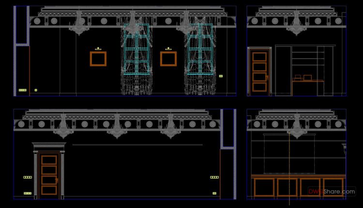 Conference Room free AutoCAD drawings (2)