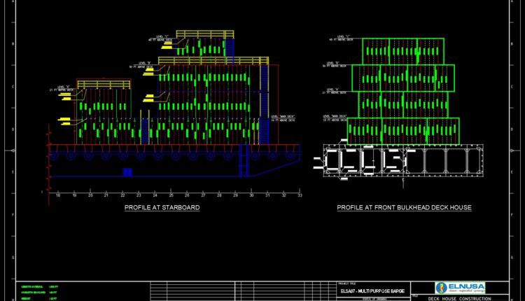 Deck House Construction Plans AutoCAD File Free Download (3)