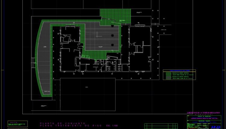 Experimental University Layout Plan AutoCAD File DWG