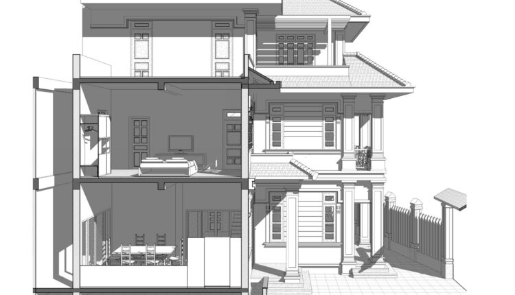 House At Home, 132sqm, 2 Floors Full File Free Download