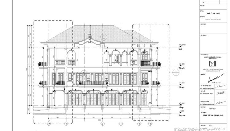 House at home, 570sqm, 3 floors Full File Free Download
