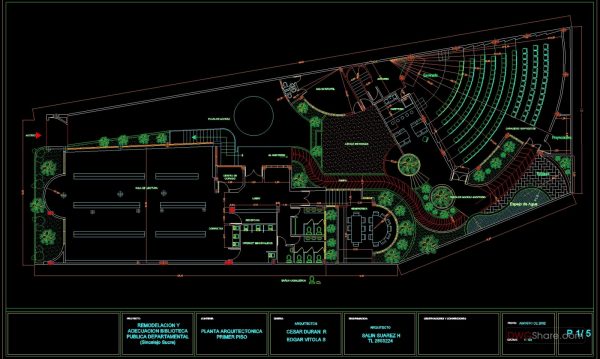 Library Autocad Plan AutoCAD File DWG