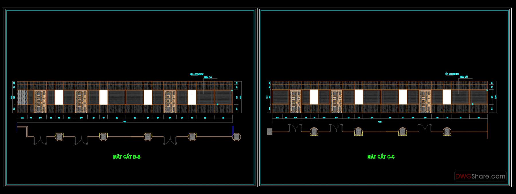 12.Multi function hall AutoCAD File DWG