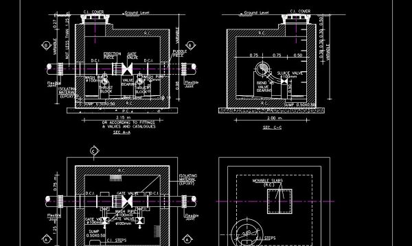 4 years ago
                

                
             2,79038.Washout Valve Chamber Details Autocad Drawing DWG