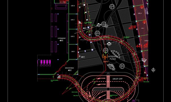 41.Cat Walk Steel Truss Structural Plan CAD