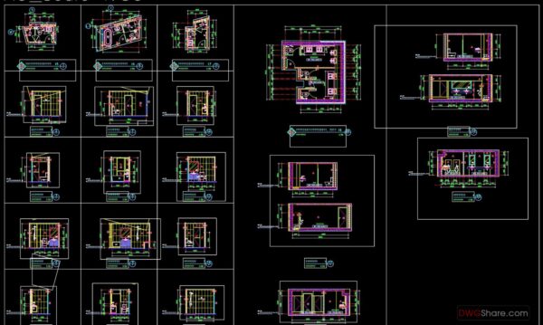 4 years ago
                

                
             1,63755.WC Layout Plan and elevations details AutoCAD drawing download