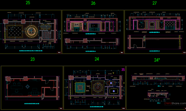 4 years ago
                

                
             2,03260.Wall cladding details, Ceiling Details Autocad Blocks
