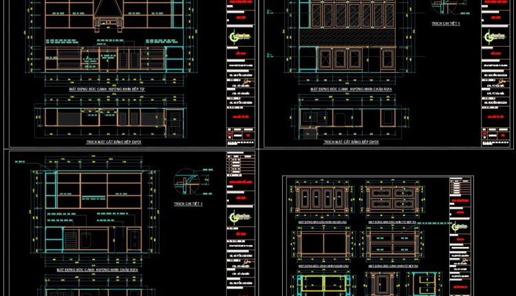 64.Kitchen Cabinet Details Autocad Blocks (3)